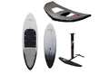 Produktbild: F2 Kiteboard F2 Set Foilboard Lightning Weiss 90,2L + Alu Foil 1700 + Wing 5qm
