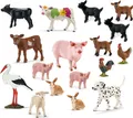 Produktbild: Schleich - Tierfiguren - Bauernhof-Set mit 17 Tieren Sammelfiguren Spielfiguren