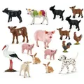 Produktbild: Schleich - Tierfiguren - Bauernhof-Set mit 17 Tieren Sammelfiguren Spielfiguren