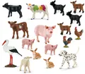 Produktbild: Schleich® Spielfigur Tierfiguren - Bauernhof-Set mit 17 Tieren, (17-tlg)
