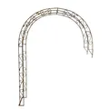 Produktbild: Torbogen Wand-Rosenbogen Edelrost Rankhilfe Kletterhilfe Rosenspalier Rost 230cm