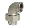 Produktbild: KLASEBO® Gewindefitting Winkelverschraubung 1 Zoll, Gewindefitting Temperguss, Temperguss, Winkel, 90°, IG x IG, Konisch