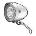 Produktbild: XLC Batterie Scheinwerfer LED Retro mit StVZO für alle Räder, chrom 20 Lux, chro