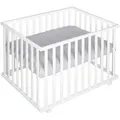 Produktbild: Roba Laufgitter, Weiß, Holzwerkstoff, Rechteckig, 72.5x72x98 cm, Babymöbel, Laufstall Baby