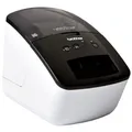 Produktbild: Brother Etikettendrucker QL-700, Thermodirektdruck, 300 dpi, 93 Etiketten/min, USB, Auto-Cutter, grau-schwarz 666778