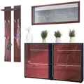Produktbild: Vladon Garderobe, Bordeaux, Holzwerkstoff, 215x210x28 cm, Garderobe, Garderoben-Sets & Serien, Garderoben-Sets