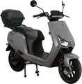 Produktbild: GreenStreet E-Mofaroller Rio 2000W 25 kmh grau inkl. Topcase, 2000 W, 25 km/h, bis zu 90 km Reichweite, breites Rücklicht zur besseren Sichtbarkeit