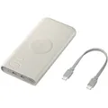 Produktbild: Samsung Induktive Powerbank 10.000 mAh 25 Watt, Beige