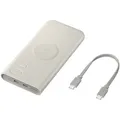 Produktbild: Samsung Induktive Powerbank 10.000 mAh 25 Watt, Beige
