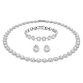 Produktbild: Swarovski Una Angelic Set, Rund, Weiss, Rhodiniert