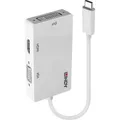 Produktbild: Lindy USB 3.1 Typ C zu (DVI, VGA, HDMI, 8.50 cm) (43273)