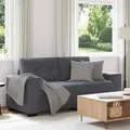 Produktbild: vidaXL Zweisitzer-Sofa Dunkelgrau 140 cm Samt