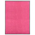 Produktbild: Türmatte Fußmatte Waschbar Rosa 90x120 Cm Schmutzfangmatte Türvorleger