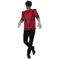 Produktbild: Metamorph Kostüm Michael Jackson – Thriller Jacke, Rote Jacke für Popstars, Untote und untote Popstars rot L-XL