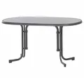 Produktbild: GAUTZSCH Klapptisch in anthrazit, Mecalit®-Pro, Stahl - 140x72x90cm (BxHxT)