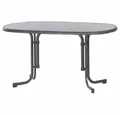 Produktbild: GAUTZSCH Klapptisch in anthrazit, Mecalit®-Pro, Stahl - 140x72x90cm (BxHxT)