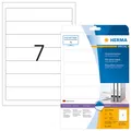 Produktbild: Herma Ordneretiketten A4, 192 x 38 mm, weiß, blickdicht, permanent haftend, für
