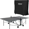 Produktbild: DONIC Outdoor + Indoor Tischtennisplatte Style 600, inkl. Abdeckhülle, wetterfest, klappbar, inkl. Netz, mit Ball- und Schlägerhalterung, Profi-T... - Grau/Bunt