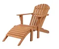Produktbild: bene living Teakholz Gartenliege/Sessel - Adirondack Montreal