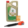 Produktbild: 5L CASTROL EDGE 5W-30 M Motoröl BMW LL-04 MB 229.31/51/52 + Einfülltrichter