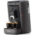 Produktbild: Philips Senseo® Maestro Kaffee Pad Maschine, Kaffeestärkewahl, Memo Funktion, 1.2 L Wasserbehälter, Grau (CSA260/50) - Schwarz
