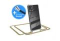 Produktbild: EAZY CASE Handykette 2in1 Metallkette für Apple iPhone 11 6,1 Zoll, Hülle mit Band Silikonhülle durchsichtig Necklace Cover Slimcover Gold