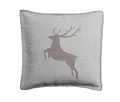 Produktbild: David Fussenegger Kissenhülle Sylt Hirsch hellgrau 50 x 50 cm 8709/97