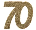 Produktbild: Santex 70 70 70 Geburtstag Confetti 70 Geburtstag Konfetti 70 Streudekoration Gold