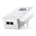Produktbild: devolo Magic 2 WiFi 6 Erweiterungsadapter, WLAN Powerline Adapter, bis zu 2.400 Mbit/s, Mesh WLAN Steckdose, 2x Gigabit LAN Anschluss, dLAN 2.0, weiß