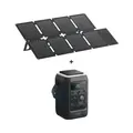 Produktbild: Anker SOLIX Offgrid-Set - mit faltbarem Solarpanel PS60 (60W) + tragbarer Powerstation C300X DC - Schwarz