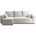 Produktbild: 4All Home Ecksofa, Weiß, Holzwerkstoff, 3-Sitzer, 246x145 cm, Wohnzimmer, Sofas & Couches, Wohnlandschaften, Ecksofas