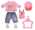Produktbild: BABY born Snack Shop Outfit, Verkäufer-Outfit mit Cap, Schuhen und Rucksack für 