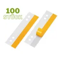 Produktbild: 100 Veloflex HEFTFIX® Heftstreifen 2002 selbstklebend Abheftstreifen glas 105mm