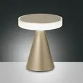 Produktbild: Neutra LED Tischleuchte in Gold edelmatt mit Touchdimmer von Fabas Luce