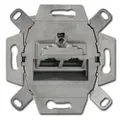 Produktbild: Busch-jaeger 0218/12-101  Uae-anschlussdose, Rj45, Cat. 6a Iso, Geschirmt 2 Steckbuchsen, 8/8-polig