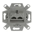 Produktbild: Busch-Jaeger 0218/12-101 UAE-Anschlussdose Cat 6a iso 2-fach 8(8)-polig RJ45