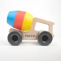 Produktbild: Rocco Betonmischer mit Sandformen Sandkasten Lastwagen LKW Zement Holz Laster