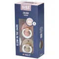 Produktbild: BIBS® Colour Night Collection Glow in the Dark Vanilla & Blush 6-18 Monaten