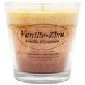 Produktbild: Duftkerze im Glas, Vanille-Zimt, 100% pflanzliches Stearin, KERZENFARM HAHN, mit reinen ätherischen Ölen, Brenndauer ca. 24h