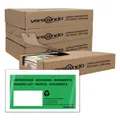 Produktbild: öko Lieferscheintaschen Pergamin grün DIN lang selbstklebend in Spenderbox 4x250