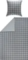 Produktbild: Erwin Müller Wendebettwäsche grau 1x 155x240 cm + 1x 80x80 cm