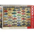 Produktbild: EUROGRAPHICS Puzzle Evolution der Pick-ups 1000 Teile