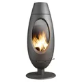 Produktbild: OdE 10kw Gusskamin das Ei Gussofen Designerofen Invicta Kaminofen Bullauge oval