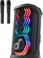 Produktbild: Anker Innovations Soundcore Rave 3S Bluetooth Partybox AI Karaoke IPX4 Beat-synced Lichtshow - Mikrofon (A31A3012)