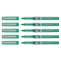 Produktbild: PILOT Hi-Tecpoint V5 Tintenroller, Flüssigtinte, feine Spitze, Grün, 5 Stück