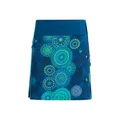 Produktbild: Vishes kurzer Damen-Rock mit Mandalas in türkis I Größe L (40-42) I Handgefertigt aus 100% Baumwolle I Rock mit Taschen I Ideal für warme & kalte Monate I Nachhaltige Alternative Bekleidung