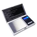 Produktbild: G&G MS Feinwaage Taschenwaage Digitalwaage Münzwaage Goldwaage Scale (500gx0,01g, silber)