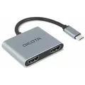 Produktbild: DICOTA USB-C Mobile 4-in-1 Mini Docking Station 4K, USB-C 3.0 [Stecker]
