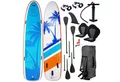 Produktbild: BRAST SUP-Board Family Aufblasbares Stand up Paddle Set XXL - 370x87x15cm bis 210kg, inkl. Zubehör 2X Kajak-Sitz 2X Fußschlaufe, (5 Jahre Garantie), 2X Paddel Pumpe Rucksack