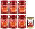 Produktbild: 6x Mutti Sugo Con Pomodoro Datterino,Sauce mit Datterino-Tomaten und Nativem Olivenöl Extra,Italienische Tomatensauce 280g + Italian Gourmet Polpa di Pomodoro 400g Dose